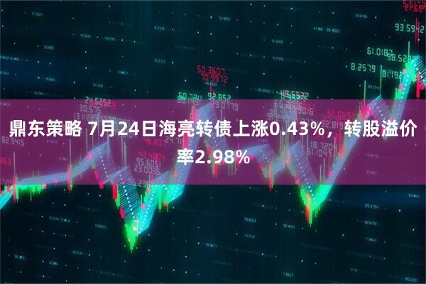 鼎东策略 7月24日海亮转债上涨0.43%，转股溢价率2.98%